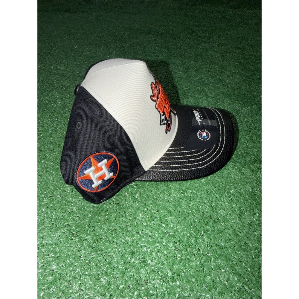 Pro Standard Houston Astros Hat Strapback Adjustable Black/Orange‎ Cap NWT - Picture 2 of 7
